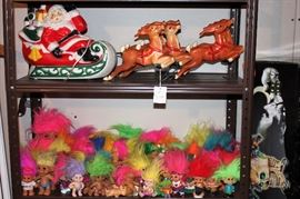 Vintage to newer troll collection.