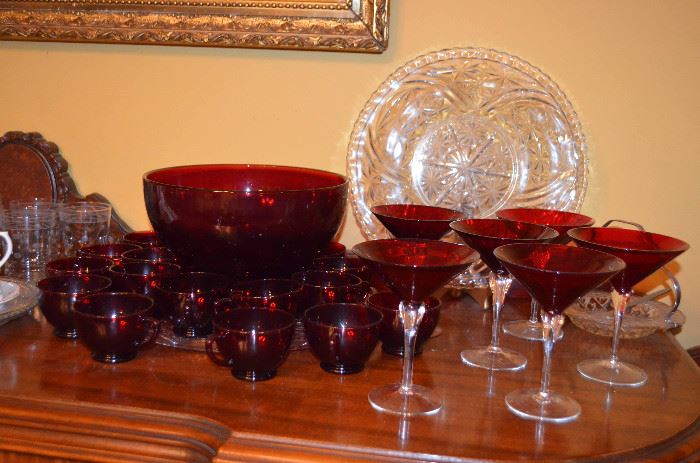 ruby red glass