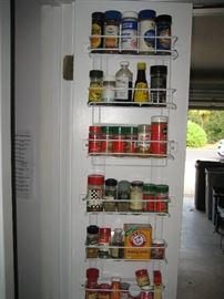 Pantry full of spices 