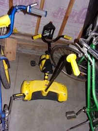 Bikes including vintage Schwinn