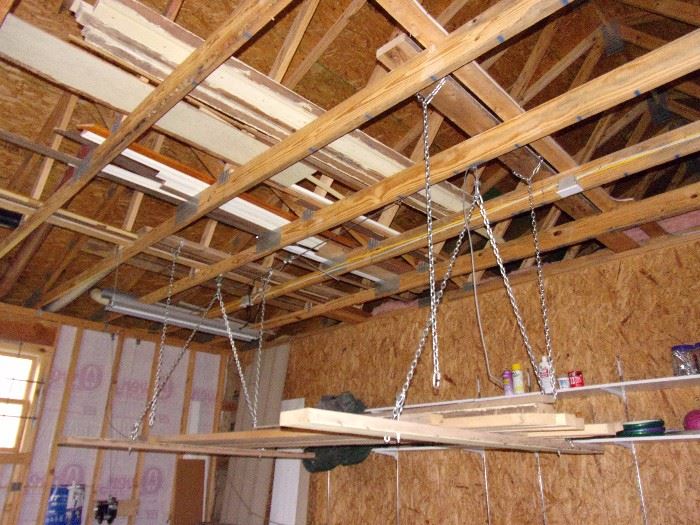 Lumber/wood, Hanging storage