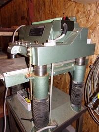 Hitachi Koki Thickness Planer P 100F-Online review - I've owned one for years. It's had so much use that I had the local Hitachi west coast factory service center overhaul it at least once, and it works as well today as it did when I first bought it. It takes standard 12" knives, which are not particularly expensive. It is extremely well made, durable, and accurate. As far as I am concerned, its heavy cast iron construction far exceeds what I have seen from Dewalt, Rigid, et al. Online review -I've heard good things about it, worth the money. Blades are expensive though, several hundred a pair, but they last a long time.