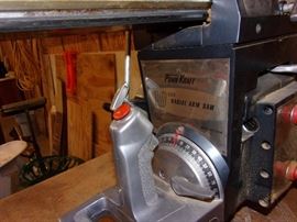 Wards Power Craft Radial arm saw with stand