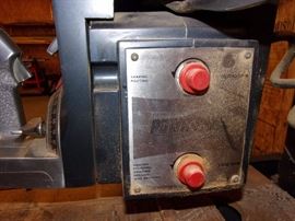 Wards Power Craft Radial arm saw with stand