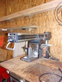 Wards Power Craft Radial arm saw with stand