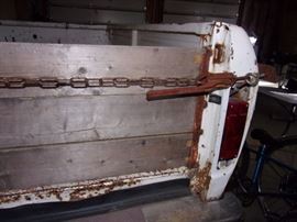 Ford pick up bed trailer with hitch and spare tire