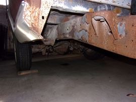 Ford pick up bed trailer with hitch and spare tire