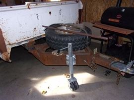 Ford pick up bed trailer with hitch and spare tire