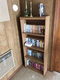 Four Shelf Bookcase with assortment of books sold seperately