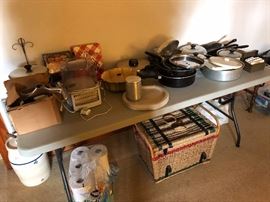 Pots and Pans also 4 Gal. Churn