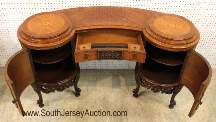  — ONE of the BEST —

9 Piece Satinwood and Rosewood Inlaid American French Style Bedroom Set

with Highly Carved Accented Frame in Original Finish with Full Size Bed

Located Inside – Auction Estimate $4000-$8000 