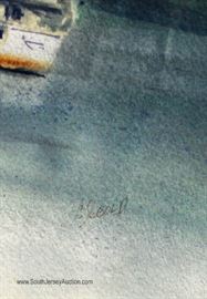  Water Color of 'Morning Fog'  signed "Carol Sebold" Artwork

Located Inside – Auction Estimate $200-$400 
