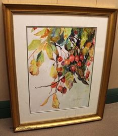  Water Color of 'Crab Tree' signed "Judy Antonelli" Artwork

Located Inside – Auction Estimate $200-$400 