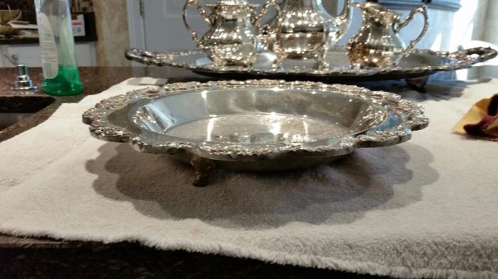 Vintage Towle Footed Serving Tray