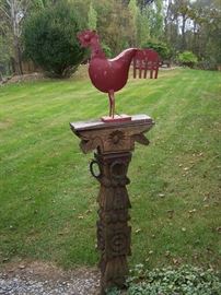 Some of the lawn art