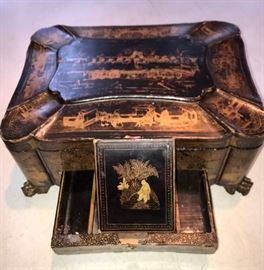 Antique laquer box