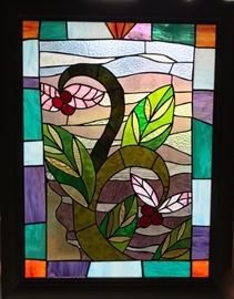 Local artist stained glass