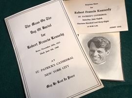 Original RFK memorabilia