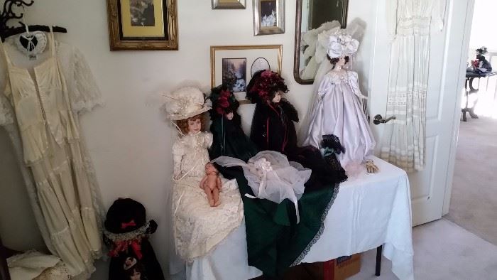 Lovely collectible dolls.