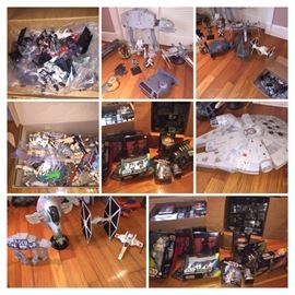 Just some of the Star Wars Items for sale (from every decade)