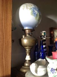 Vintage Globe Lamp $ 50.00
