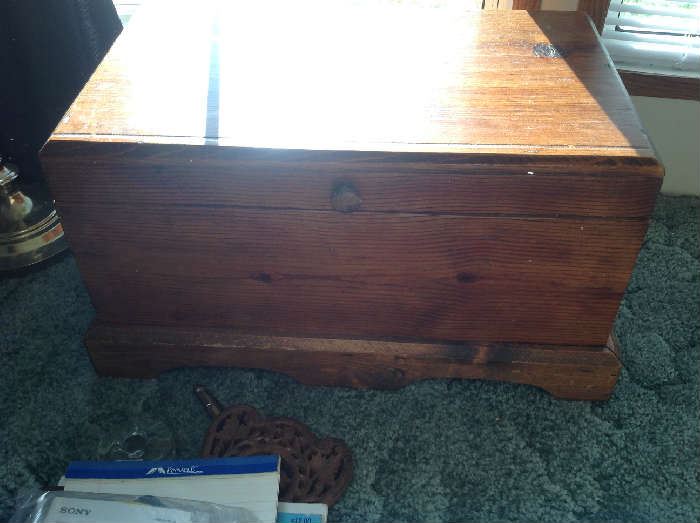 Vintage Wood Storage Box $ 80.00