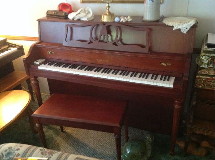 Yamaha Piano / Bench $ 400.00 - delivery options available.