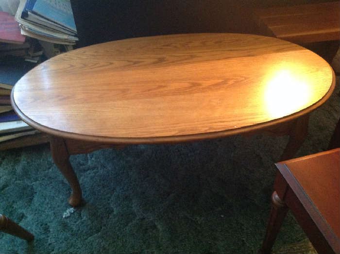 Oval Coffee Table $ 70.00