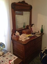 Antique Dresser / Mirror $ 300.00
