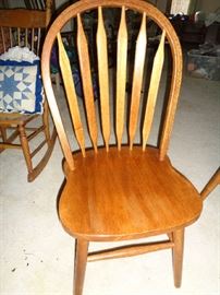 set of 4 of these chairs, have a table w/2 leaves