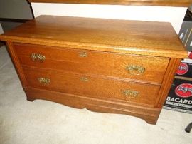 2 drawer vintage chest