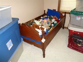 vintage childs bed