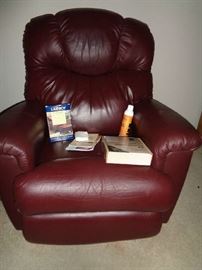 another leather recliner