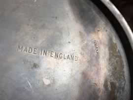 Stamp on bottom of portable heater.