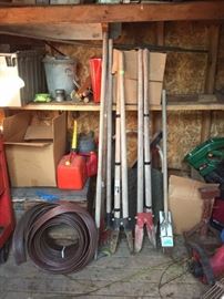 Post Hole Diggers, Thatcher, Rake, Garden-Lawn Edging, Gas Cans