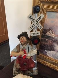 Whistling Willie RR Crossing Music Box - Chattanooga Choo Choo