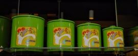 RARE PETER MAX 4 Pc CANISTER SET