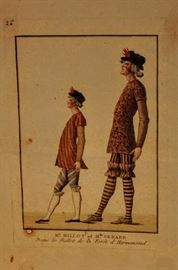 COLORED ENGRAVINGS BY JOLY, MELEUVRE CARLE & HORANCE VERNET ~ BALLET DE LA FORET D' HERMANSTAD.
