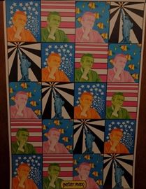 PETER MAX POSTER MAYOR LINDSEY