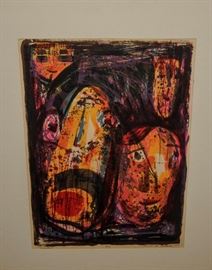 1955 ALMA GOETCH  SILKSCREEN 