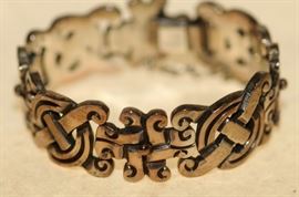 VINTAGE STERLING MEXICAN BRACELET 