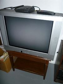 TV, SIDE TABLE