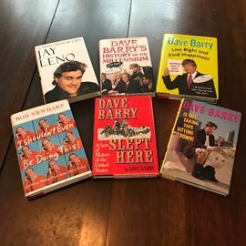 Signed books - comedy  http://www.ctonlineauctions.com/detail.asp?id=649224