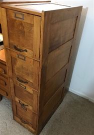 Vintage Wood file cabinet  http://www.ctonlineauctions.com/detail.asp?id=649252
