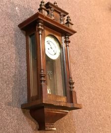  Wood Pendulum wall clock  http://www.ctonlineauctions.com/detail.asp?id=649301