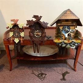 Cuckoo Clock Collection  http://www.ctonlineauctions.com/detail.asp?id=649345