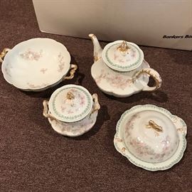  Limoges china set  http://www.ctonlineauctions.com/detail.asp?id=649294