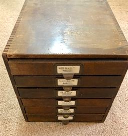  Vintage Stationary drawer  http://www.ctonlineauctions.com/detail.asp?id=649361