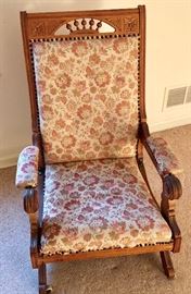  Antique wood platform rocker  http://www.ctonlineauctions.com/detail.asp?id=649389