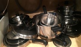 Pots and pans of all sorts.